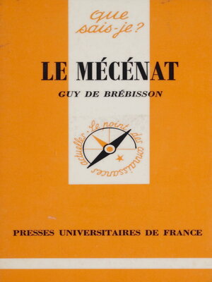 cover image of Le Mécénat